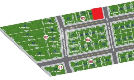 Vende-se terreno de esquina no loteamento residencial viena