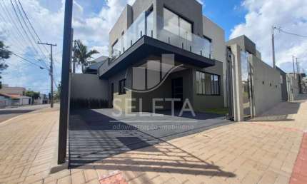 Excelente Sobrado  NOVO  à venda, Bairro Canadá, CASCAVEL - PR - R  670.000,00.