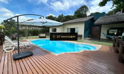 Incrível chácara térrea mobiliada 3 suítes em condomínio em atibaia!