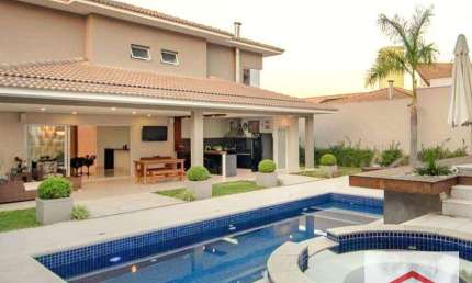 CASA MOBILIADA 540m² PARA VENDA - CONDOMÍNIO TERRAS DE SÃO CARLOS - JUNDIAÍ/SP