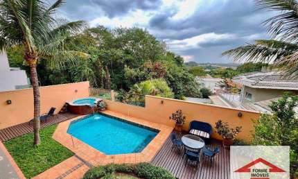 Casa com 3 suítes à venda no Condomínio Portal do Paraiso 2, 407 m² por R$ 2.940.000 - Loteamento Portal do Paraiso - Jundiaí/SP