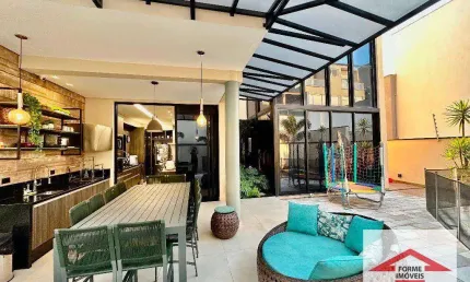 Casa com 4 dormitórios ( suítes ) à venda no Quinta dos Lagos, 395 m² por R$ 2.650.000 - Jardim Novo Mundo - Jundiaí/SP