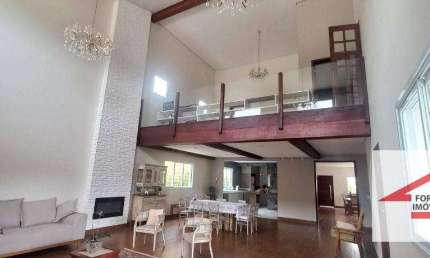 Casa com 3 Suítes à venda, 440 m² por R$ 3.798.000 - Condomínio Associação Amigos Da Malota - Chácara Malota - Jundiaí/SP