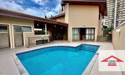 Casa com 4 suítes à venda, 404 m² Condomínio Laranjeiras por R$ 4.500.000 - Anhangabaú - Jundiaí/SP.
