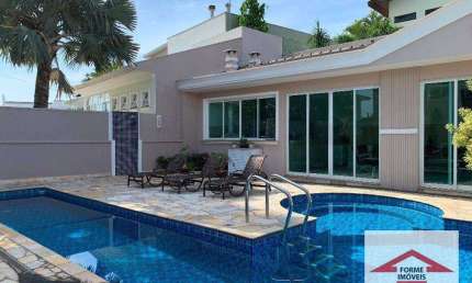 Casa com 4 suítes à venda, 585 m² - Condomínio Terras de São Carlos - Jundiaí/SP.