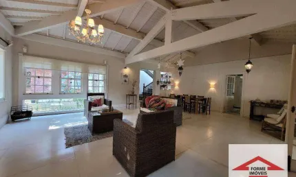 Casa com 5 quartos, sendo 3 suítes - 511 m² - venda por R$ 4.200.000 ou aluguel por R$ 17.900,00 - Cond Teresa Cristina - Jundiaí/SP.