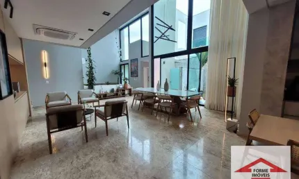 Casa MOBILIADA com 3 quartos, 293 m² - venda por R$ 3.820.000 ou aluguel por R$ R$ 17.500,00/mês - Cond. Veduta Blu - Cidade Santos Dumont - Jundiaí/S
