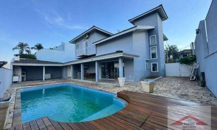 Casa (Sobrado) com 350 m² à Venda por R$ 3.000.000 ou Aluguel por R$ 11.000/mêsno no Condomínio Palmeiras da Malota em Jundiaí/SP.