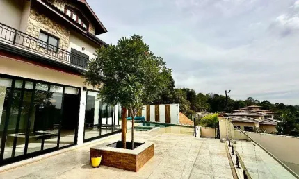 Casa com 4 dormitórios ( suítes ) para alugar na malota, 550 m² por r$ 21.900/mês - chácara malota - jundiaí/sp