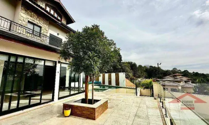 Casa com 4 dormitórios ( suítes ) para alugar na malota, 550 m² por r$ 21.900/mês - chácara malota - jundiaí/sp