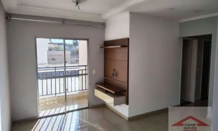 Apartamento de 68 m² com 3 quartos à venda por R$ 510.000 ou para locação por R$ 2.500/mês no Condomínio Real Ville - Jardim Guarani em Jundiaí/SP