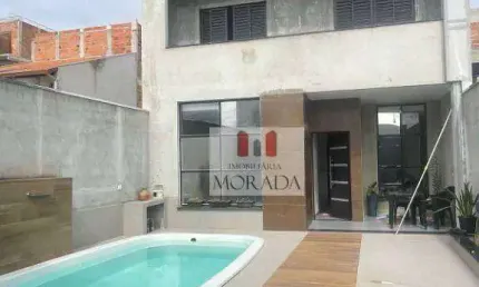 Sobrado com 3 dormitórios à venda, 132 m² por R$ 690.000 - Recanto dos Eucaliptos - São José dos Campos/SP