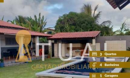 Casa com 3 quartos à venda na Rua Aratuba, Condomínio Praia Da Sereia, 288, Aratuba, Vera Cruz