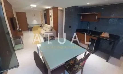 Apartamento mobiliado de frente para a praia de Jaguaribe