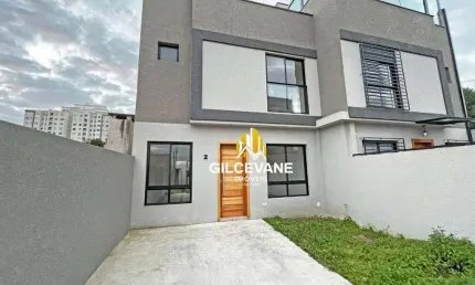 Sobrado com 3 dormitórios à venda, 102 m² por R$ 679.000 - Lindóia - Curitiba/PR