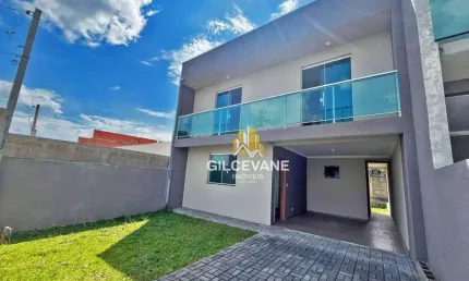 Sobrado com 3 dormitórios, 117 m² - venda por r$ 550.000 ou aluguel por r$ 3.200/mês - jardim belo rincão - colombo/pr