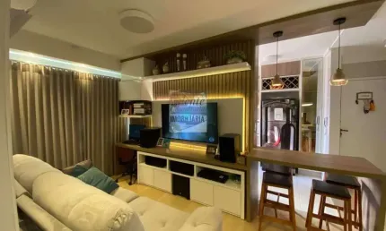 Apartamento á venda no condomínio villagio debret, campinas-sp