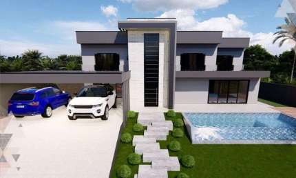 Casa com 3 suites, moderna à venda, 200 m² por R$ 1.700.000 - Jardim Estância Brasil - Atibaia/SP