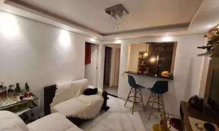 Apartamento Mobiliado Guarulhos, 2 Dormitórios, 1 Vaga, Perto da Av. Otávio Braga, à venda, 50 m², Apenas R$ 159.700,00