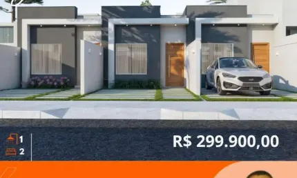 Casa com 2 quartos à venda na Rua Guaracy, 645, das Laranjeiras, Serra, 61 m2 por R$ 299.900