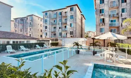 Apartamento com 3 quartos à venda na Avenida Desembargador Antônio José Miguel Feu Rosa, Praia da Baleia, Serra, 54 m2 por R$ 360.000