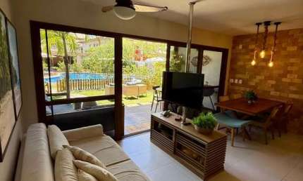 Itacimirim, Apartamento Duplex  Para Venda, 02 Suítes, 93,44m2,                     Porteira Fechada, Frente ao Mar, Camaçari/BA.