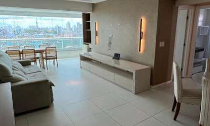 Jardim Apipema, Apartamento Mobiliado  Para Venda, 03 Quartos,98m2,  Nascente,  Salvador/BA.