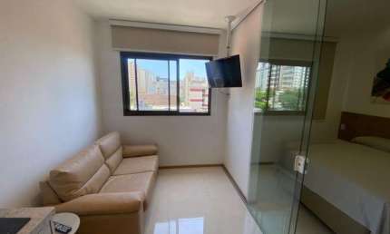 STUDIO - HOUSE PITUBA,  APARTAMENTO PARA VENDA, QUARTO E SALA,  25M2, PORTEIRA  FECHADA, MOBILIADO, NASCENTE, SALVADOR/BA.