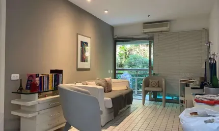 Flat com 1 quarto à venda na Avenida Epitácio Pessoa, Lagoa, Rio de Janeiro, 56 m2 por R$ 850.000