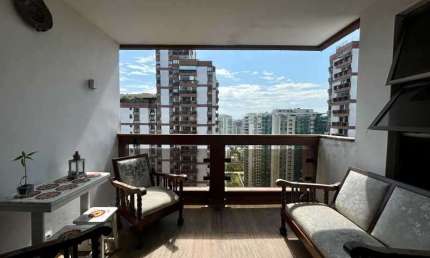 Flat com 2 quartos à venda na Avenida Lúcio Costa, Barra da Tijuca, Rio de Janeiro, 73 m2 por R$ 1.420.000