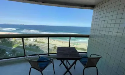 Flat com 1 quarto à venda na Avenida Lúcio Costa, Barra da Tijuca, Rio de Janeiro, 50 m2 por R$ 1.200.000