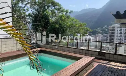 Casa em condomínio fechado com 5 quartos para alugar na Rua Casuarina, Humaitá, Rio de Janeiro, 563 m2 por R$ 20.000