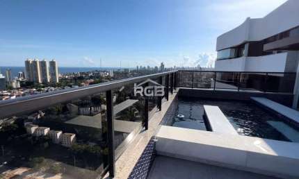 Cobertura 4/4 (2 suítes) Vista Mar no Horto Florestal R$ 3.500.000,00