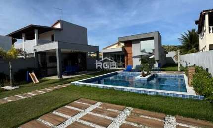 Casa Térrea 3/4 com 2 suítes em Porteira Fechada em Barra do Jacuípe R$ 1.150.000,00
