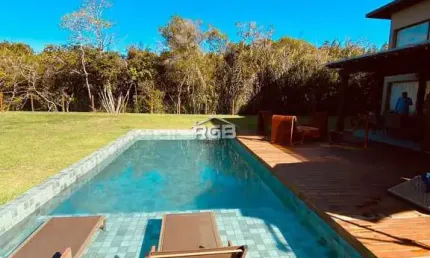 Maravilhosa mansão 4 suítes porteira fechada em praia do forte r$ 2.990.000,00