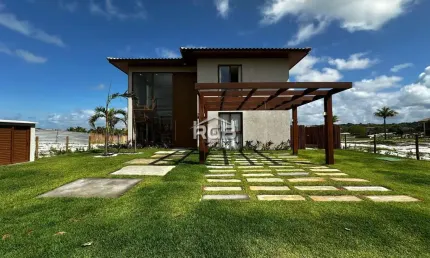 Casa 5 suítes alto padrão porteira fechada em costa do sauípe r$ 2.700.000,00