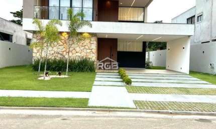 Maravilhosa Casa 4 suítes em Alphaville Litoral Norte 3 R$ 2.200.000,00