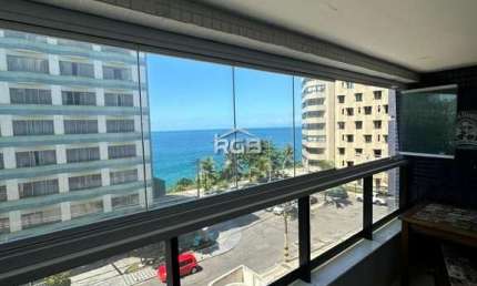Apartamento 1/4 e Sala Vista Mar Mobiliado na Ondina R$ 630.000,00