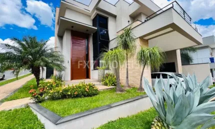 Luxuosa casa em condomínio à venda em campinas-sp, no swiss park: 3 quartos, 3 suítes, 3 salas, 5 banheiros, 4 vagas, 250m².