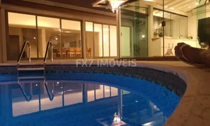 Casa a venda no condomínio residencial estância paraíso com 4 suites