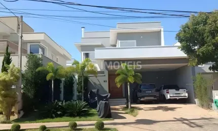 Luxuosa casa de condomínio à venda no swiss park em campinas-sp: 4 quartos, 4 suítes, 2 salas, 6 banheiros, 4 vagas, 310m².
