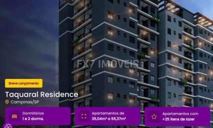 Apartamento a venda no Taquaral Residence no bairro Taquaral em Campinas com 2 quartos