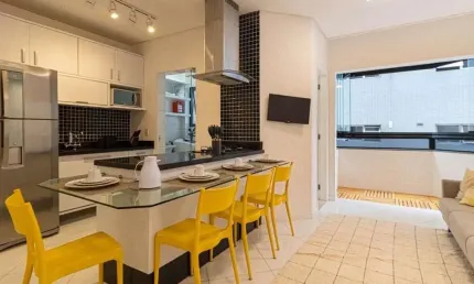 Apartamento com 1 quarto à venda no Pompéia, Santos , 52 m2 por R$ 550.000