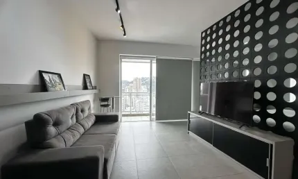 Apartamento com 1 quarto para alugar no Pompéia, Santos , 52 m2 por R$ 5.500