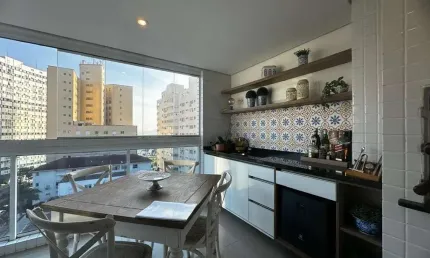 Apartamento com 3 quartos à venda no ponta da praia, santos , 118 m2 por r$ 1.450.000