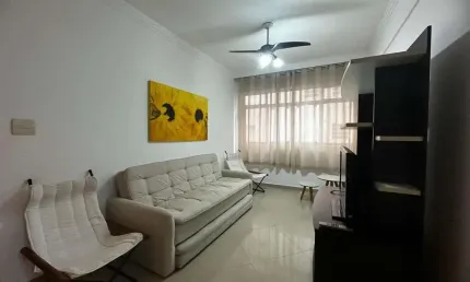 Apartamento com 2 quartos para alugar no gonzaga, santos , 98 m2 por r$ 4.500