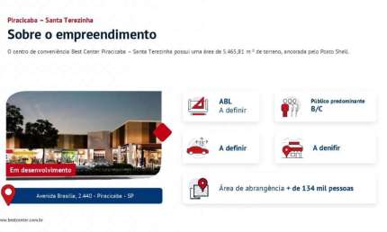 Sala Comercial para aluguel, 42 vagas, Vila Industrial - Piracicaba/SP