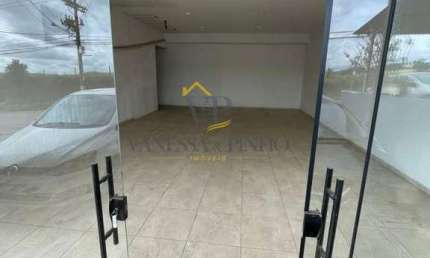 Salão Comercial para Locação em Atibaia, Jardim Imperial, 1 dormitório, 2 banheiros, 4 vagas