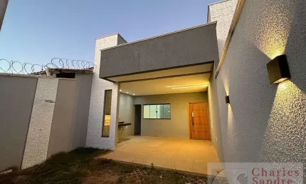 Casa para Venda em Goiânia, Setor Santos Dumont, 3 dormitórios, 2 suítes, 2 banheiros, 2 vagas