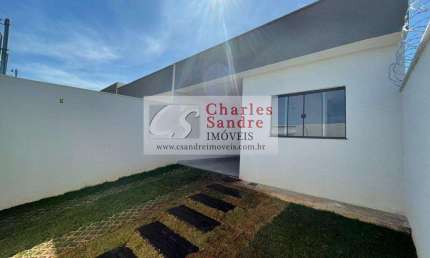 Casa para Venda em Aparecida de Goiânia, Jardim Tropical, 3 dormitórios, 1 suíte, 2 banheiros, 2 vagas